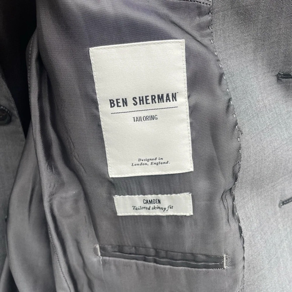 Ben Sherman gray Twill Camden Jacket, size small - Picture 10 of 13